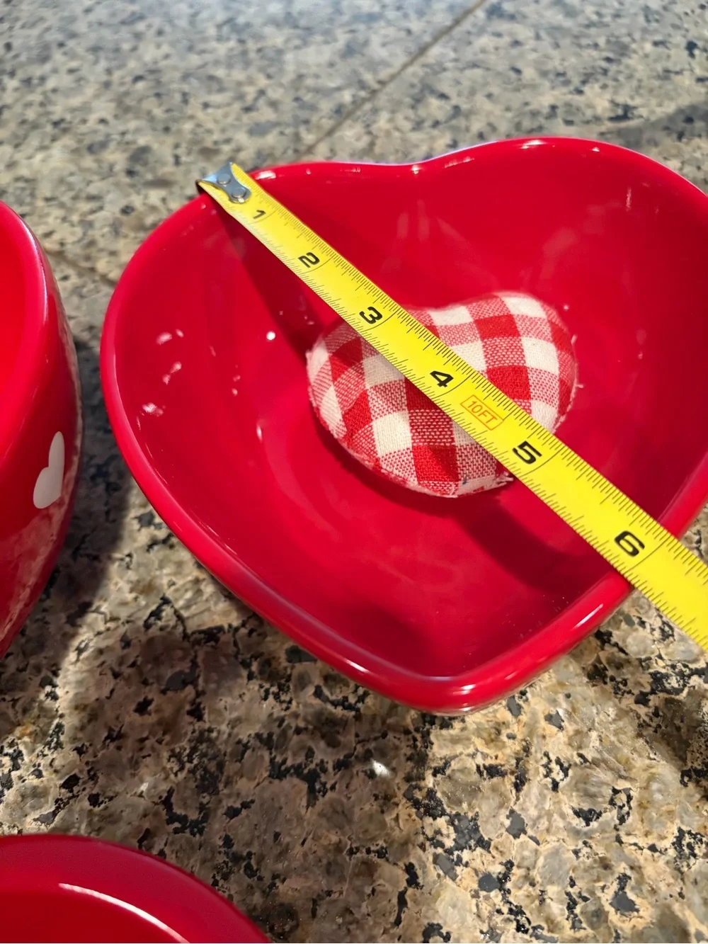 Terramoto Heart Shaped Bowls Cloth Heart Pillows